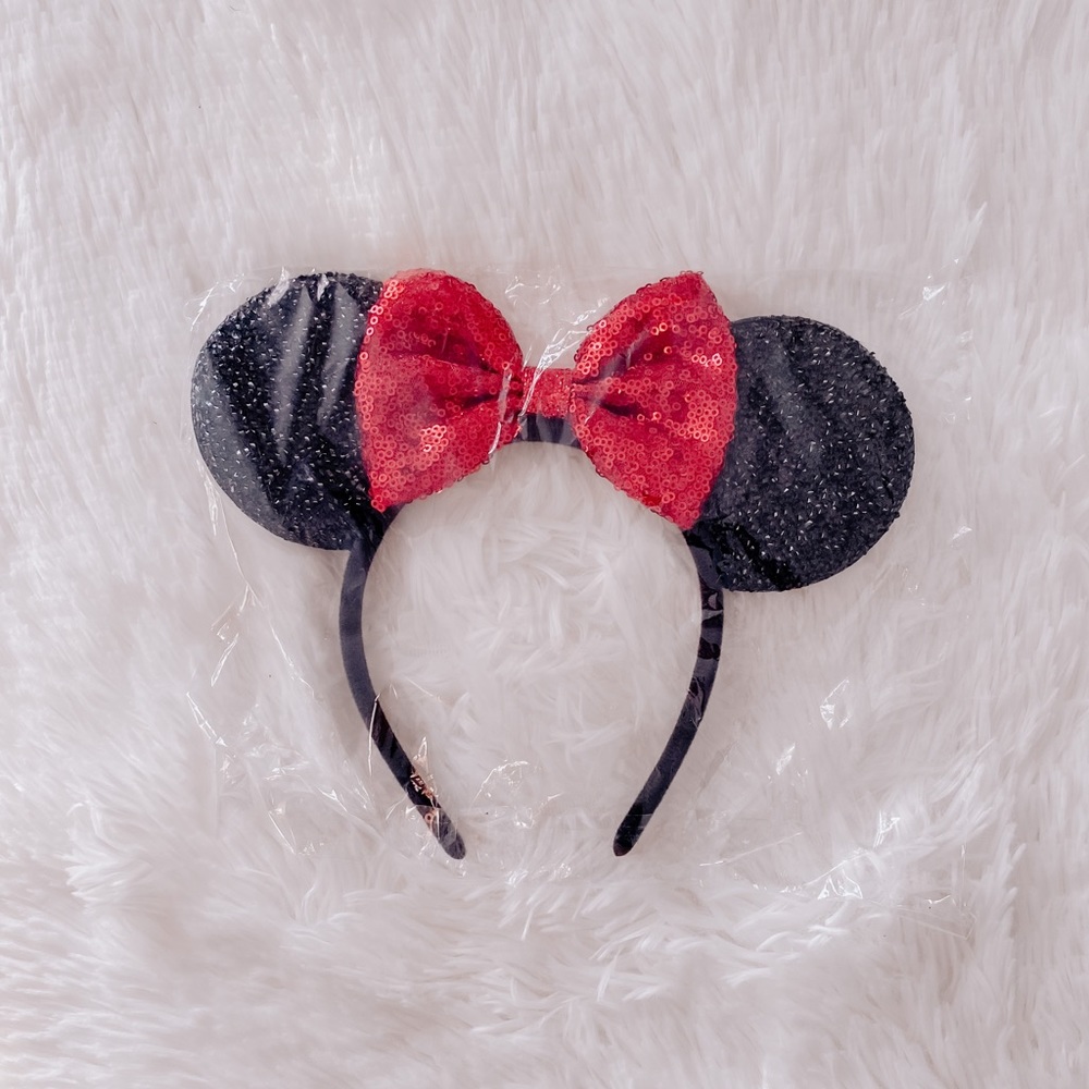 Minnie Ears with Red Bow